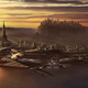 Illustration for article titled The Gorgeous Matte Paintings that Made emLord of the Rings/em and emFifth Element/em Feel Real